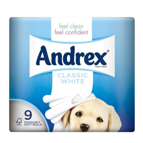 Andrex Super Soft Toilet Rolls 9 pcs