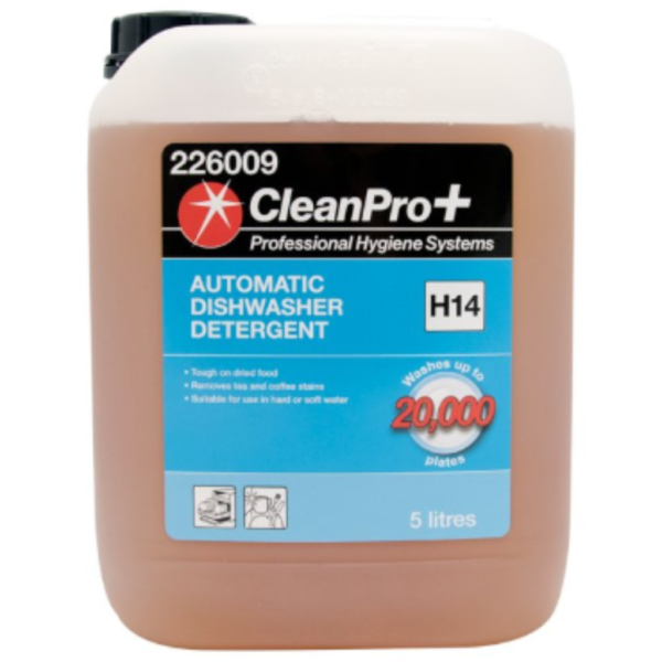 CleanPro+ Automatic Dishwasher Detergent H14 5 Litres x 1