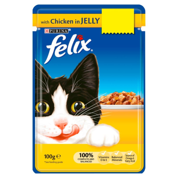 FELIX Chicken in Jelly Cat Food 100g