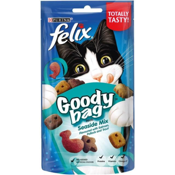 Felix Goody Bag Cat Treats Seaside Mix 60g