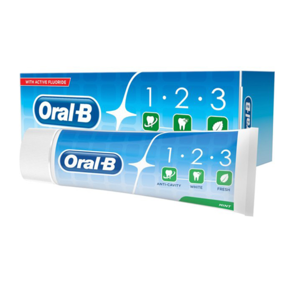 Oral-B 123 Fresh Mint Toothpaste 75ml