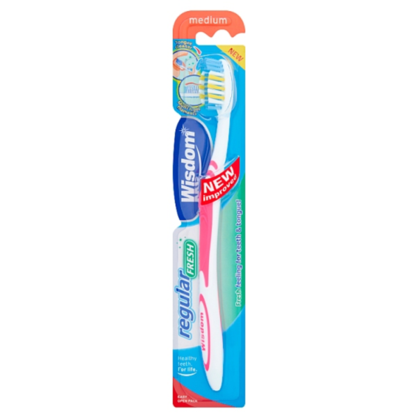 Wisdom Regular Fresh Medium Toothbrush